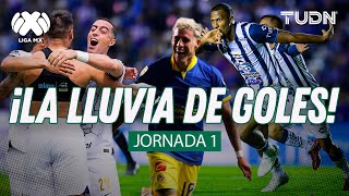 🔥⚽️ ¡La lluvia de goles de la jornada 1  Liga Mx  Clausura 2024  Presentada por Autozone [upl. by Seligman]