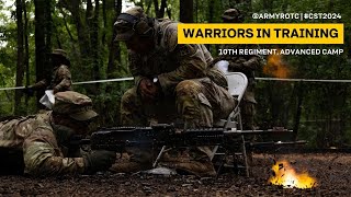 Warriors in Training  10th Regiment Advanced Camp  CST 2024 [upl. by Leirrad]