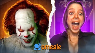 Its Jump scare January on Omegle Pennywise [upl. by Levesque]