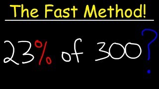 How To Find The Percent of a Number Fast [upl. by Royd]