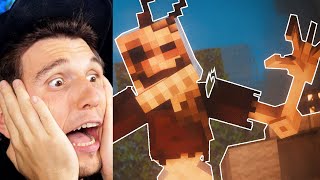 Paluten REAGIERT auf Der PALUTEN DWELLER  Eine neue Minecraft Horror Mod [upl. by Nonnac]