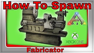 How to Spawn in a Fabricator on ark xbox one and PS4 [upl. by Razid744]