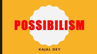 POSSIBILISM IN GEOGRAPHY IN BENGALI [upl. by Onilatac]