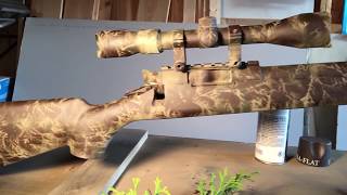 Airsoft VSR10 Custom Paintjob Camo [upl. by Anehsak]