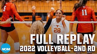 Texas vs Georgia 2022 NCAA volleyball second round  FULL REPLAY [upl. by Dudden]