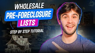 How to Wholesale the PreForeclosure List Step by Step Tutorial [upl. by Aikyn927]