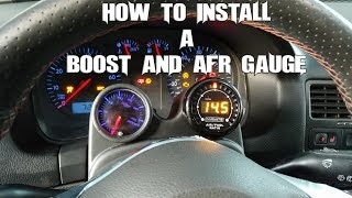 How to Install a Boost and AFR Gauge Season 5 EP15 [upl. by Kenrick]