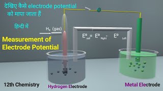 Measurement of Electrode Potential  Class 12th Chemistry in hindi [upl. by Laurena]