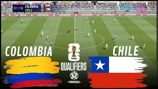 COLOMBIA vs CHILE Eliminatorias Sudamericanas 2024 Partido Completo Simulación y Predicción [upl. by Niraa]