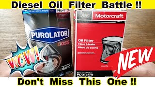 Purolator Boss PBL46128 Oil Filter vs Motorcraft FL2124S Oil Filter Comparison [upl. by Oicangi]