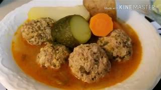 Albóndigas de Res en caldillo y con Verduras 👍Muy fácil de Preparar [upl. by Atikehs]