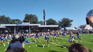 2024 Dallas Cowboys Cheerleaders pregame Miller Lite House performance 91524 south view [upl. by Zumstein]