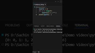 Python Dictionary Trick python coding programming pythontricks learnpython pythonic [upl. by Cecily]