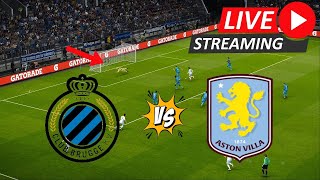 🛑 Club Brugge Kv vs Aston Villa Live Stream  PES 21 Video Simulation And Live Score Update [upl. by Margalo]