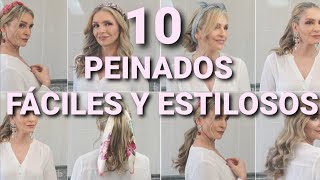 10 PEINADOS FÁCILES PARA CABELLO CORTO Y LARGO ONDAS RÁPIDAS Y FÁCILES tu Asesora de Imagen y Moda [upl. by George]