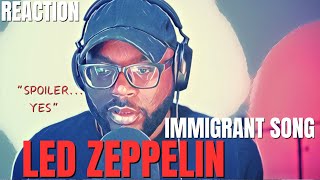 I was asked to listen to Led Zeppelin  Immigrant Song  Reaction [upl. by Nhguavahs724]