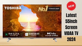 TOSHIBA 55 inch QLED Ultra HD 4K Smart VIDAA TV with Dolby Vision  2024 Edition  55C450ME [upl. by Tchao]