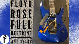 Mastering the Floyd Rose Tremolo Full Setup and Restring Guide [upl. by Cousins675]