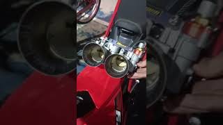 How to testing dual carborator dyno [upl. by Ailssa]