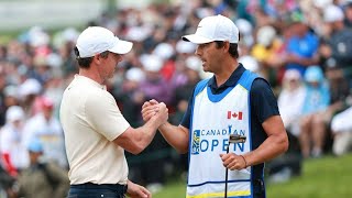 Rory McIlroy shows true colours after losing out to MacIntyre at Canadian Open [upl. by Eylsel]