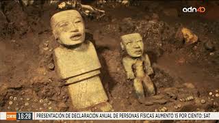 Descubren túnel abajo de pirámides de Teotihuacán [upl. by Darbee]