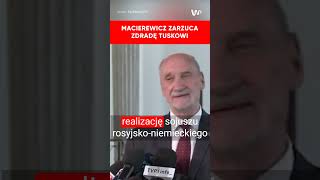 Macierewicz kontratakuje po miażdżącym raporcie MON [upl. by Yentterb]