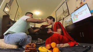 2081 Dashai Tika Vlog  Our First Dashain together [upl. by Uolymme]