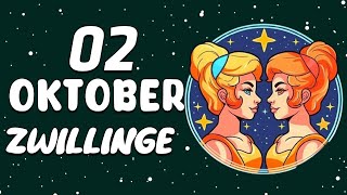 SEHR GROSSE BOMBE🧨 NÄCHSTEN 48 STUNDEN⏳ ZWILLINGE ♊ HEUTE 2 Oktober 2024 [upl. by Weinstock]