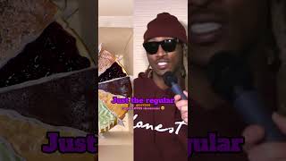 Future LOVES cheesecake 😂 “SENSATIONAL” ✨ shorts future nardwuar rap hiphop [upl. by Megen]