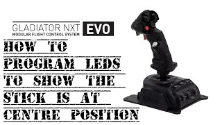 VKB Gladiator NXT EVO  Program LEDs To Show Centre Position [upl. by Newman]