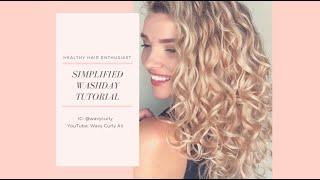 Simplified Washday Tutorial Using Only Two Stylers [upl. by Switzer]