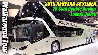 2019 Neoplan Skyliner 78Seat Double Decker Luxury Coach  Exterior Interior Walkaround  2018 IAA [upl. by Annayek]