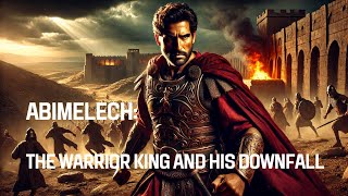 Abimelech The Warrior King and His Downfall Abimelech BibleStories OldTestament Shechem [upl. by Adelpho62]