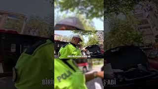 7 bin lira ceza yiyen motorcu ile polis motorcycle motovlog shorts [upl. by Asemaj753]