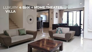 Luxury 4 BHK plus Home Theater Villa near Marathahalli ORR Bangalore  Villas in Whitefield [upl. by Neelyt]