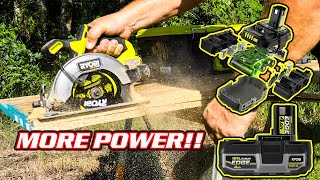 FEEL the Difference New Ryobi EDGE High Performance Batteries [upl. by Harneen]