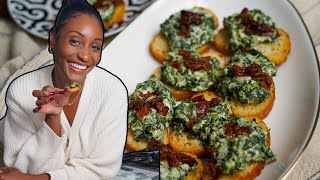 How to Make The Best Spinach Dip Appetizer  Fall Entertaining Recipe [upl. by Analle729]