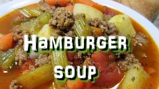 How To Make Hamburger Soup  Easy One Pot Power Soup Recipe [upl. by Meisel]