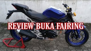 PENAMPAKAN YAMAHA R15 V3 NAKED BUKA FAIRING MODIFIKASI R15 VVA [upl. by Adnoloy]