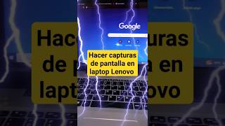 cómo hacer capturas de pantalla en laptop Lenovo franklijimenez [upl. by Ianej]