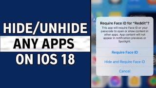 iOS 18 How to UNHIDE Apps  iPhoneiPad [upl. by Erland130]