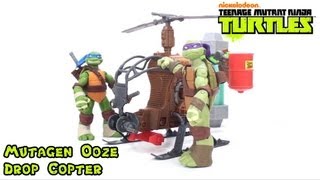 Video Review of the 2012 TMNT Mutagen Ooze Drop Copter [upl. by Abrams801]