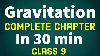 Gravitation one shot video class 9 science [upl. by Sulokcin536]