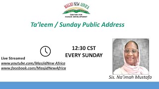 Taleem  Sunday Public Address  10272024 [upl. by Aimo]