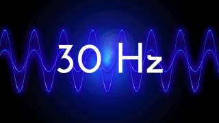 30 Hz clean sine wave BASS TEST TONE frequency [upl. by Turley]