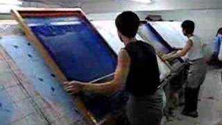 silk screen printing [upl. by Hernardo17]