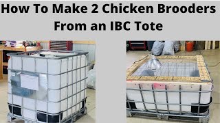 Using an IBC tote to make chicken brooder [upl. by Pelletier]