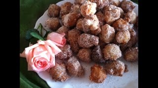 Bocconcini di donut con zucchero e cannella  videoricette di frittelle di Carnevale [upl. by Herve]