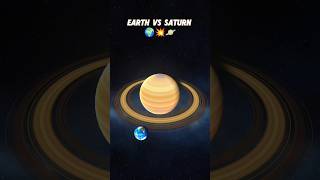 What Happens When Earth Hits Saturn JawDropping Collision space earth saturn shorts [upl. by Trisa155]