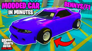 SUPER EASY F1 WHEELS ON ANY CAR IN GTA 5 ONLINE  BENNYS MERGE GLITCH 168 ALL PLATFORMS [upl. by Hardie804]